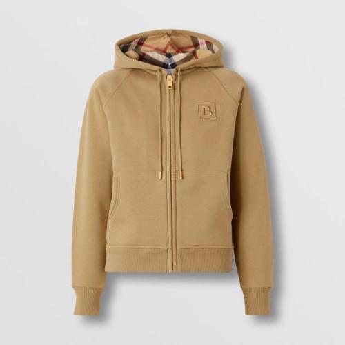  BURBERRY 22年秋冬 女士 字母圖案棉質混紡連帽上衣 80615551