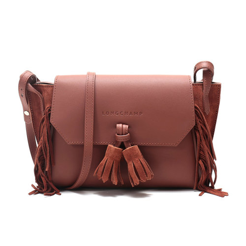 Longchamp/瓏驤女士Pénélope系列牛皮單肩包2066HLU