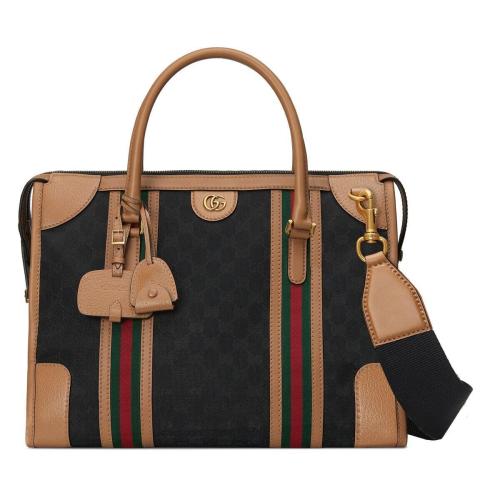  GUCCI古馳 22年秋冬 男士 飾雙G大號(hào)帆布旅行包 715671 FAARB 1041