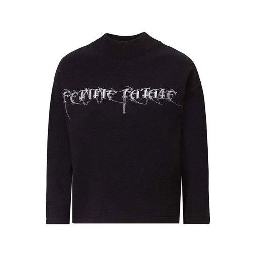  Balenciaga/巴黎世家 女士黑色棉質(zhì)衛(wèi)衣 480030-TWK07-1000