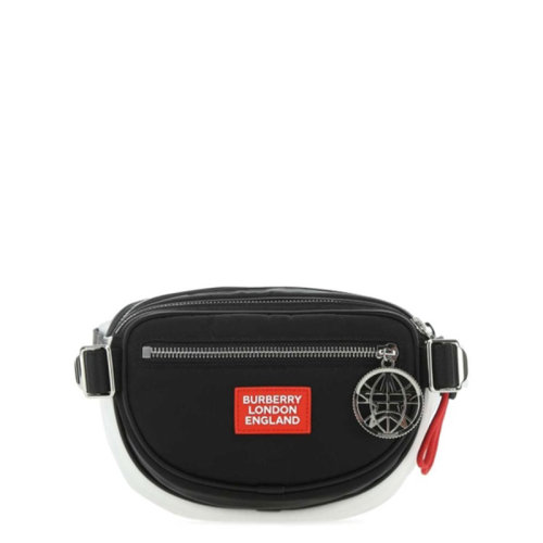 BURBERRY/博柏利 巴寶莉 男女同款 黑色時尚雙肩包腰包 80282431