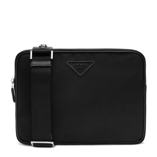 PRADA/普拉達 男士Prada尼龍斜挎包 2VH1_074_F0002_V_OOO 年