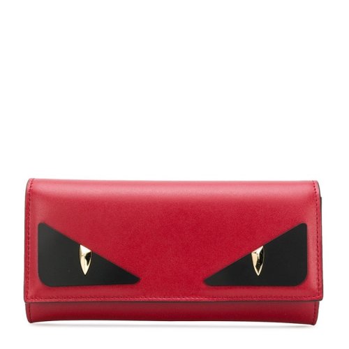  FENDI/芬迪 女士紅色小牛皮錢(qián)包 8M0251 A5PM F0MVV PLSX