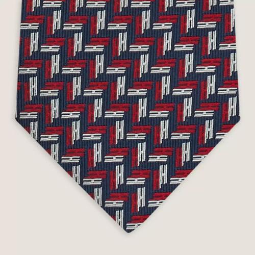  HERMES愛馬仕 22年秋冬 男士 領(lǐng)帶 Cravate Double H H658838T 02