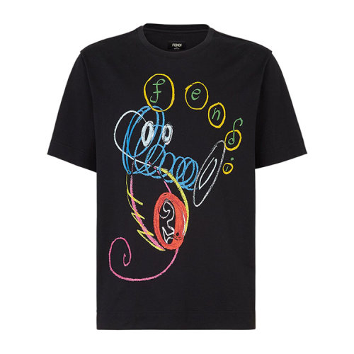 FENDI/芬迪 T恤 針織T恤男士短袖T恤FY0936AH15