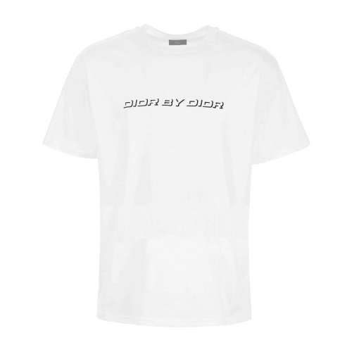 Dior 迪奧 男裝 服裝 男士棉質(zhì)LOGO標(biāo)識印花時(shí)尚 男士短袖T恤
