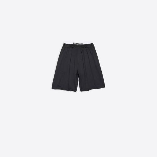  BALENCIAGA巴黎世家 22年春夏 男士 短褲 Mens Swim Shorts in Black 6983174C0B41000