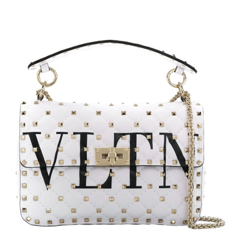 Valentino/華倫天奴 女士純色羊皮經(jīng)典字母徽標(biāo)印花鉚釘裝飾單肩包斜挎包手提包女包 RW2B0122-XQC 多色可選