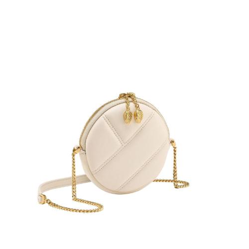  BVLGARI寶格麗 22年秋冬 女士 手提包 SERPENTI CABOCHON POCHETTE EN CUIR 292261292261