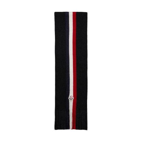  MONCLER蒙可蒙克萊 22年秋冬 男士 圍巾 Tricolour Wool Scarf H20913C00024A9575999