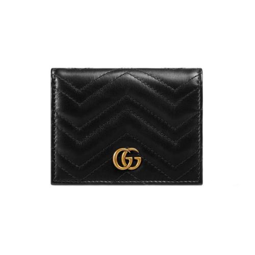  GUCCI古馳 22年秋冬 女士 GG Marmont系列卡包 466492 DTD1T 1000 預(yù)定商品2-6周發(fā)貨