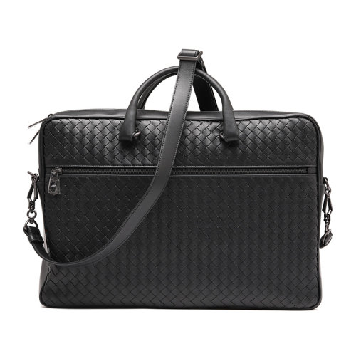 Bottega Veneta/葆蝶家21新品編織牛皮革手提單肩男士公文包577537V4651