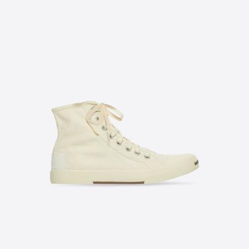  BALENCIAGA巴黎世家 22年春夏 女士 休閑運(yùn)動(dòng)鞋 Womens Paris High Top Trainers in White 688