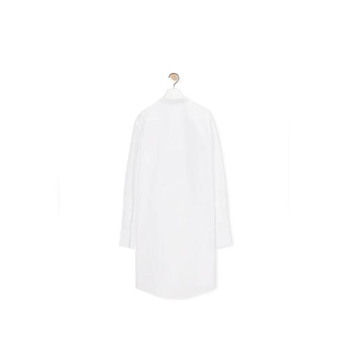  LOEWE羅意威 22年秋冬 女士 連衣裙 Pleated shirt dress in cotton S359Y09X77-2090