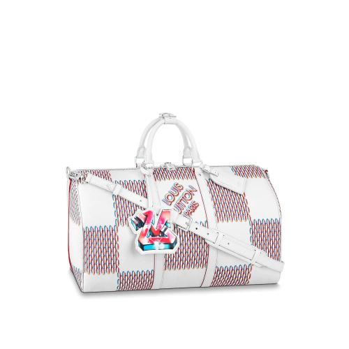  LV路易威登 22年秋冬 男士 旅行包 KEEPALL BANDOULIERE 50 旅行袋 M20563