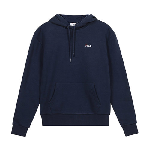 FILA/斐樂(lè) 女士棉質(zhì)加絨款連帽長(zhǎng)袖衛(wèi)衣運(yùn)動(dòng)衫 687470