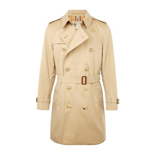 BURBERRY/博柏利 棉質(zhì)肯辛頓版型HeritageTrench男士風(fēng)衣40734831