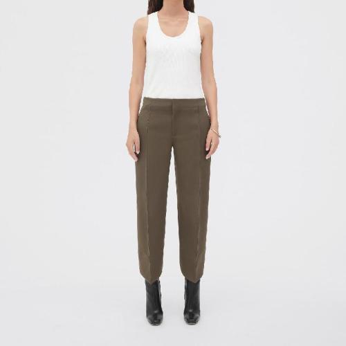  BV葆蝶家 22年秋冬 女士 休閑褲 pantalon en laine compacte avec coupe incurvee 708515VKIV