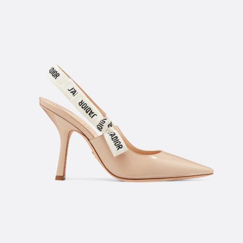  DIOR迪奧 22年秋冬 女士 高跟鞋 高跟鞋-裸色漆皮牛皮革 KCC201VNR_S12U 預定商品1-3周發(fā)貨