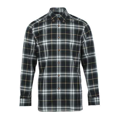 BURBERRY/博柏利22春夏棉質(zhì)格紋寬松男士長(zhǎng)袖襯衫8048147