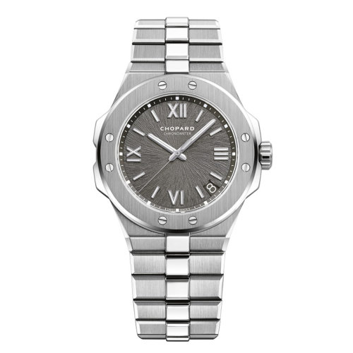  Chopard/蕭邦 蕭邦A(yù)LPINE EAGLE系列精鋼自動(dòng)機(jī)械灰色表盤男女同款腕表41毫米298600-3002