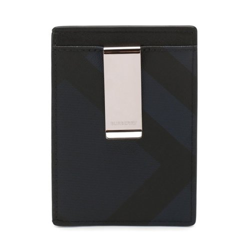  BURBERRY/博柏利 男士黑色皮革錢包卡包零錢包 8024773 PLSX