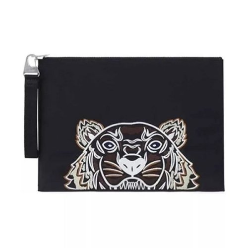 KENZO/高田賢三 男士黑色尼龍手拿包 5PM322 F20 99G