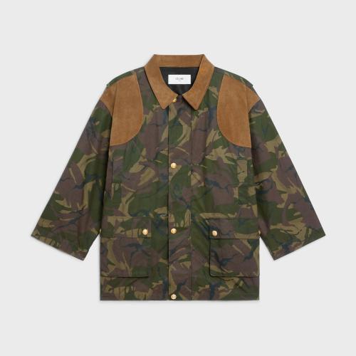  CELINE賽琳思琳 22年秋冬 女士 夾克 防水獵裝_大衣 2W599145R.14ML