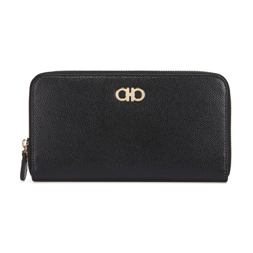 Salvatore Ferragamo/菲拉格慕 女士牛皮長(zhǎng)款錢包錢夾 22C882