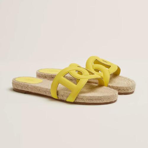  HERMES愛馬仕 22年秋冬 女士 平底涼鞋 Espadrilles Famosa H222151Z 71360