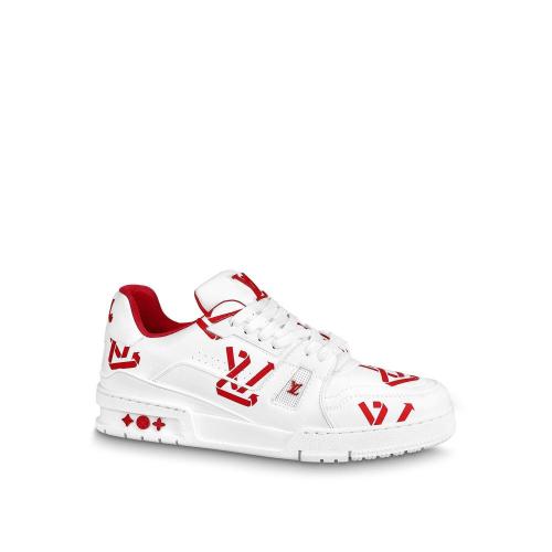  LV路易威登 22年秋冬 男士 休閑運(yùn)動(dòng)鞋 LV TRAINER 運(yùn)動(dòng)鞋 1AAGYJ 1AAGYL 1AAGYI 1AAGYN 1AAGY