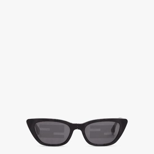  FENDI芬迪 22年秋冬 女士 太陽眼鏡 可折疊黑色時裝秀太陽鏡 FOL052V1WF1KCA