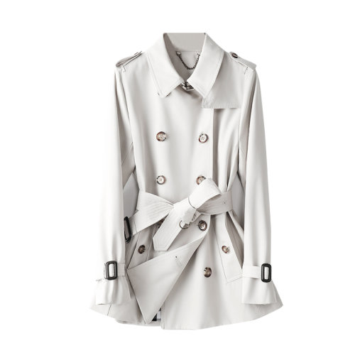 GeleiStory/GeleiStory  風衣女2022秋冬新款中長款小個子英倫風外套女士風衣