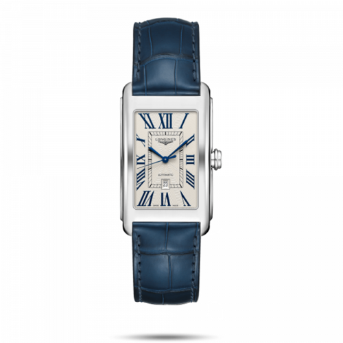 LONGINES/浪琴 黛綽維納系列 精鋼 日期顯示 皮帶 自動(dòng)機(jī)械 男士腕表 L5.767.4.71.9