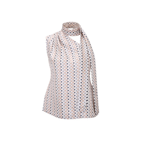 bifubyxingchen/彼伏幾何LOGO真絲單肩吊帶女睡衣/家居服