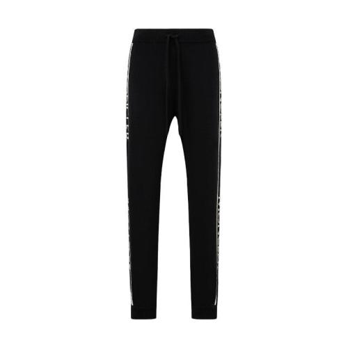 MONCLER蒙可蒙克萊 22年秋冬 女士 休閑褲 Logo Trim Wool Trackpants H20939L00006M1131999