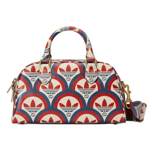  GUCCI古馳 22年秋冬 男士 adidas x Gucci聯(lián)名系列迷你旅行包 702397 UVGAT 4170