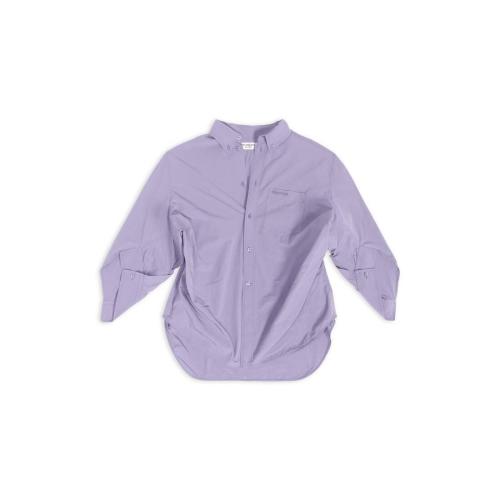  BALENCIAGA巴黎世家 22年秋冬 女士 長袖襯衫 BB CORP SWING TWISTED SHIRT 671663TMO375310
