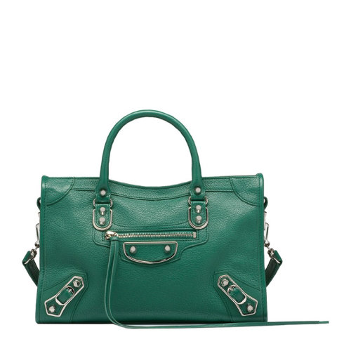 Balenciaga 巴黎世家 classic city系列 女士羊皮單肩包手提包機(jī)車包