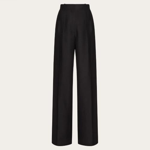  VALENTINO華倫天奴 22年秋冬 女士 休閑褲 PANTALON EN CREPE COUTURE 1B0RB3Z51CF0NO