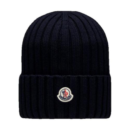  MONCLER蒙可蒙克萊 22年秋冬 女士 帽子 Ribbed Knit Wool Beanie H20933B00037A9327778