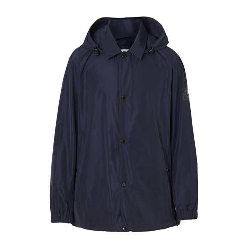 BURBERRY/博柏利 可拆式連帽形狀記憶塔夫綢外套男士夾克 8015750 1