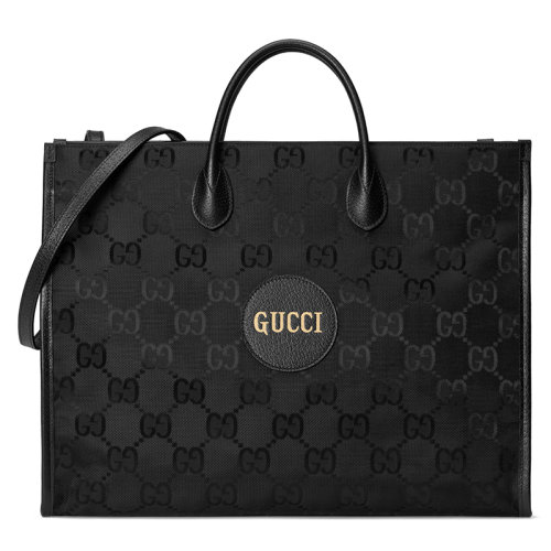 GUCCI/古馳 Off the Grid系列 黑色尼龍可回收材料方款離網手提袋 630353H9HAN1000