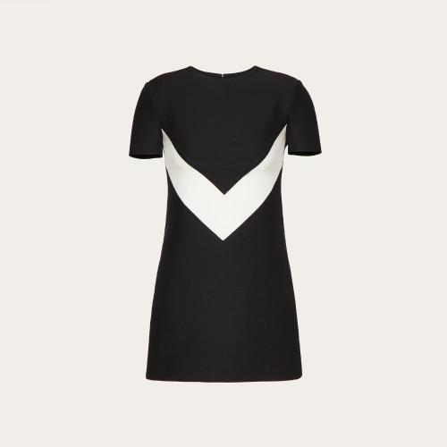  VALENTINO華倫天奴 22年秋冬 女士 連衣裙 ROBE EN CREPE COUTURE 1B3VAZY01CF0NA