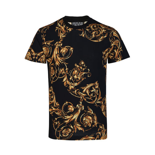 VERSACE/范思哲短袖潮流百搭花紋圖案男士短袖T恤