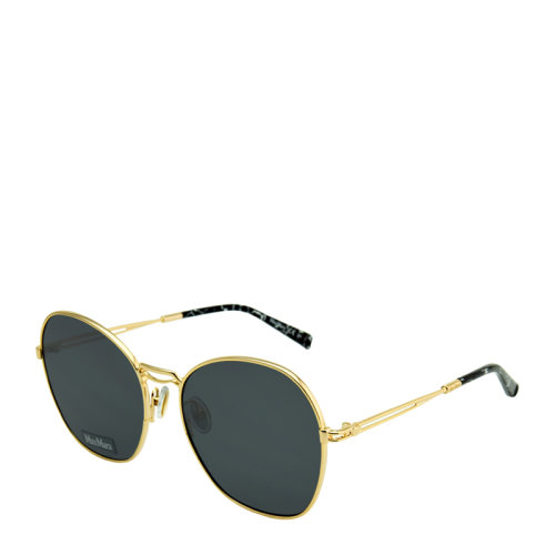 MaxMara/麥絲瑪拉 時尚 復(fù)古 合金 多邊 圓形 全框 女士 太陽鏡 2色可選 墨鏡 眼鏡 MMBRIDGE III 57mm