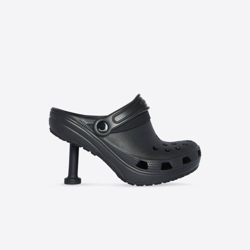  BALENCIAGA巴黎世家 22年秋冬 女士 高跟涼鞋 Crocs? Madame 80mm 677390W1S8E1000