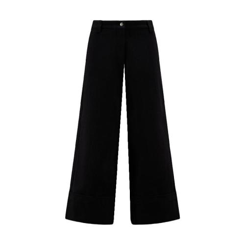  MONCLER蒙可蒙克萊 22年秋冬 女士 休閑褲 Cotton Trousers H20942A00003M2338999