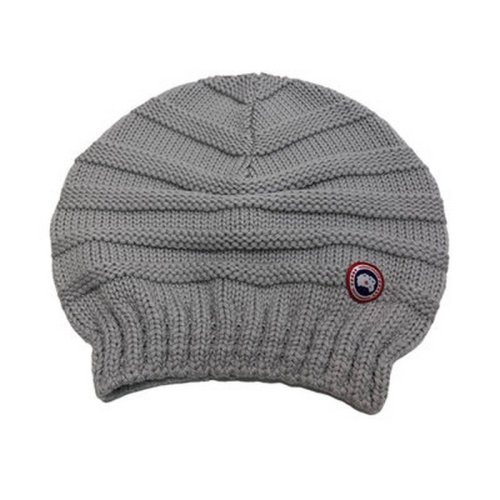 CANADA GOOSE/加拿大鵝 品牌LOGO裝飾 男女同款經(jīng)典時尚羊毛針織帽子 5269L200