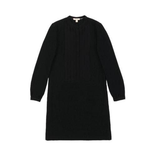 BURBERRY/博柏利 女士黑色棉質(zhì)中長款毛衣 3956574